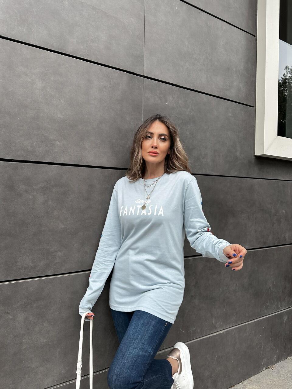 Mavi Fantasia Uzun Kollu Tshirt