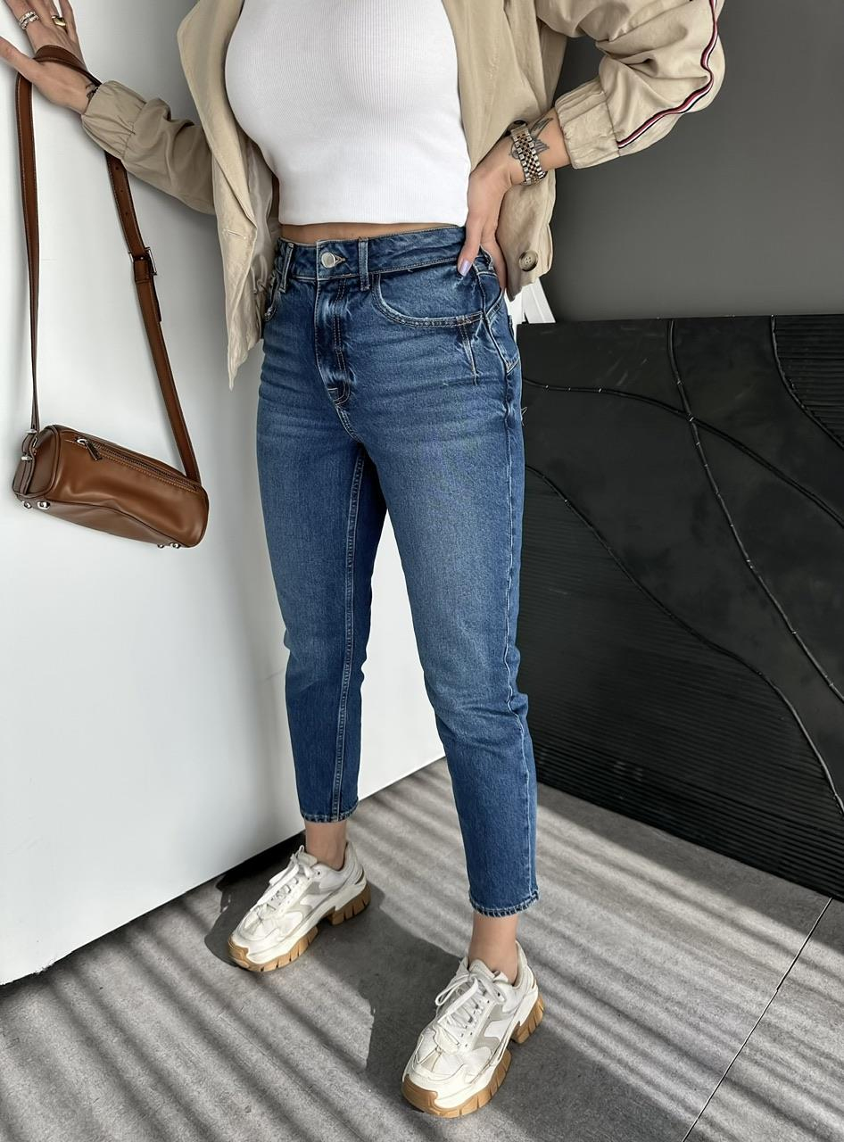 Mavi Mom Kalıp Orijinal Jean