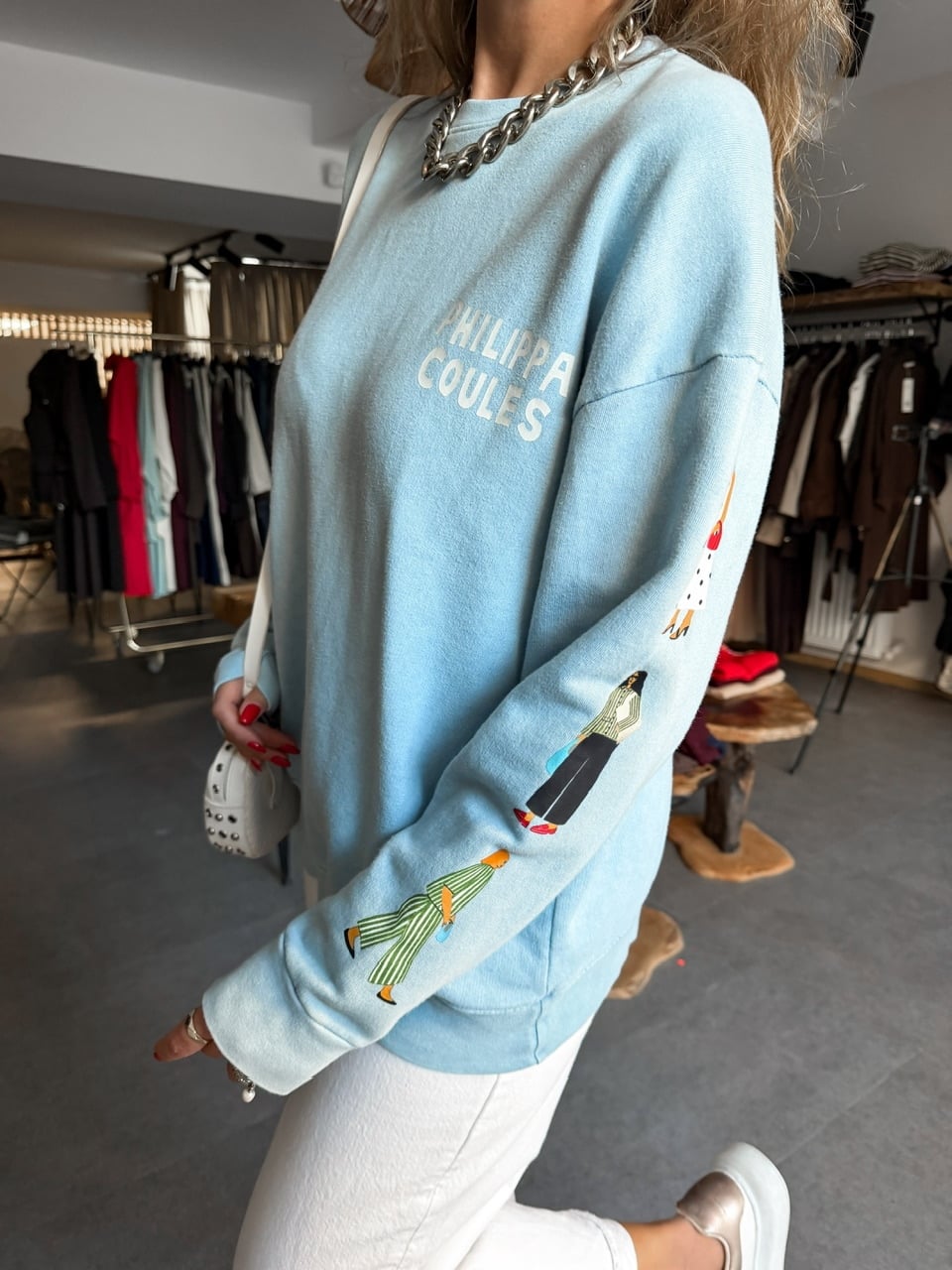 Mavi Phılıppo Yıkamalı Sweatshirt