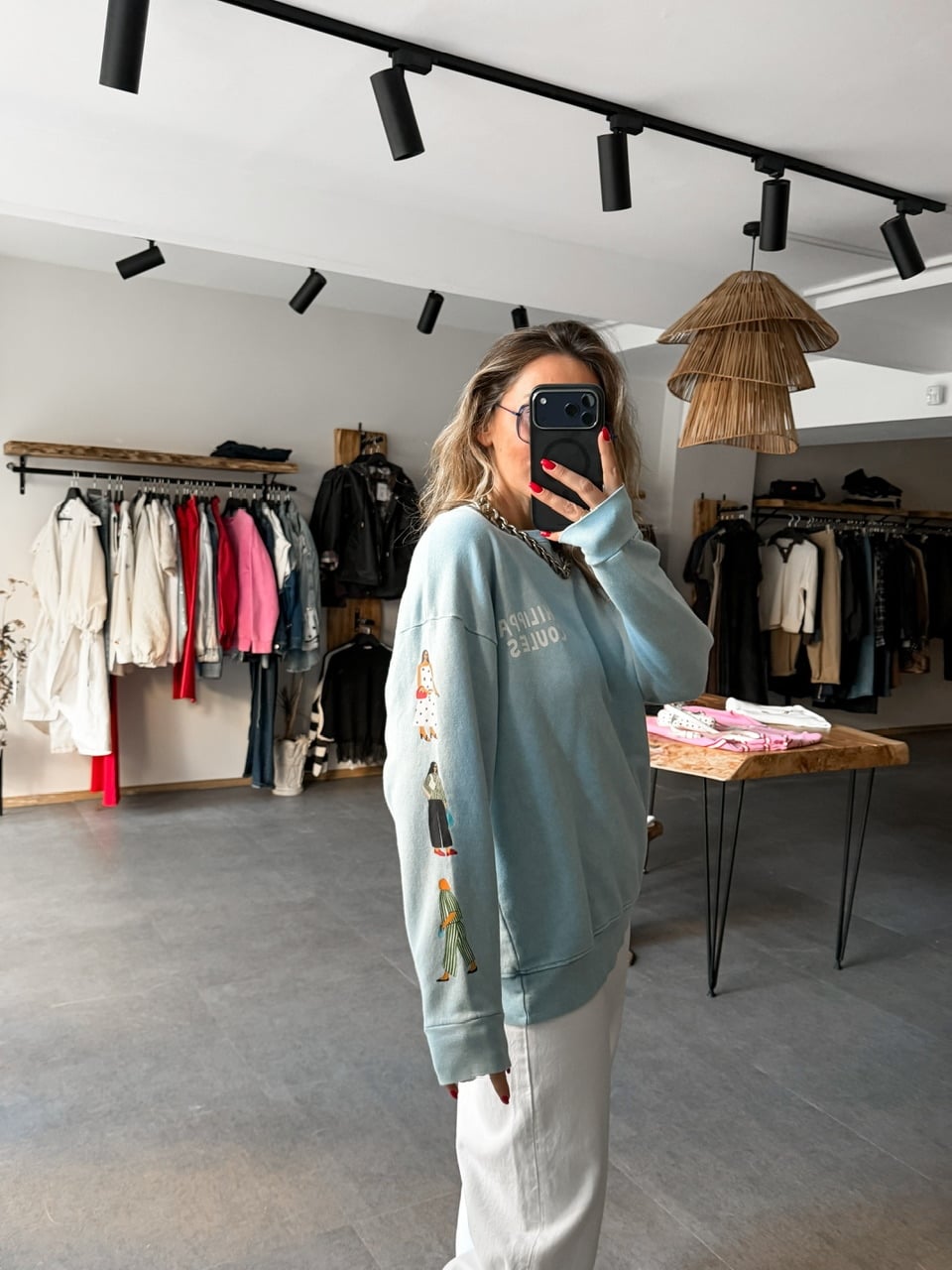 Mavi Phılıppo Yıkamalı Sweatshirt