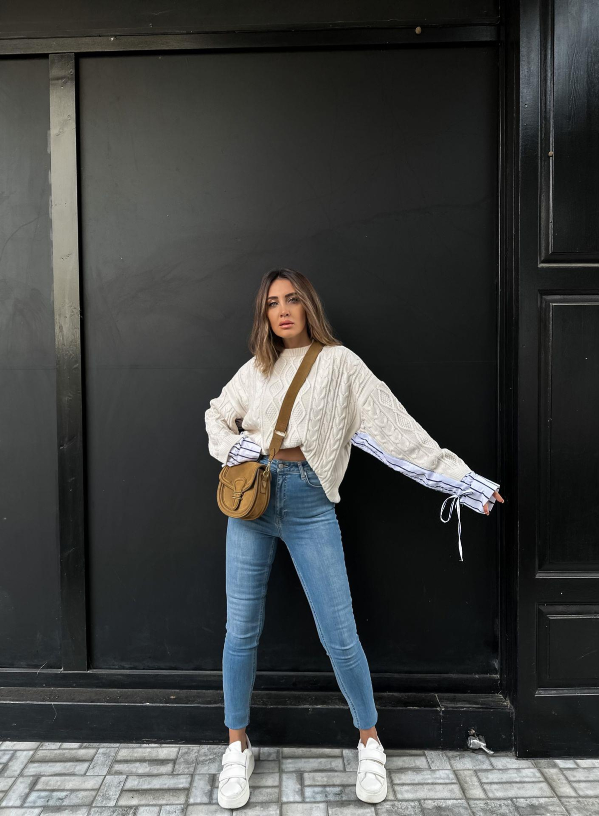Mavi Slim Fit Likralı Jean