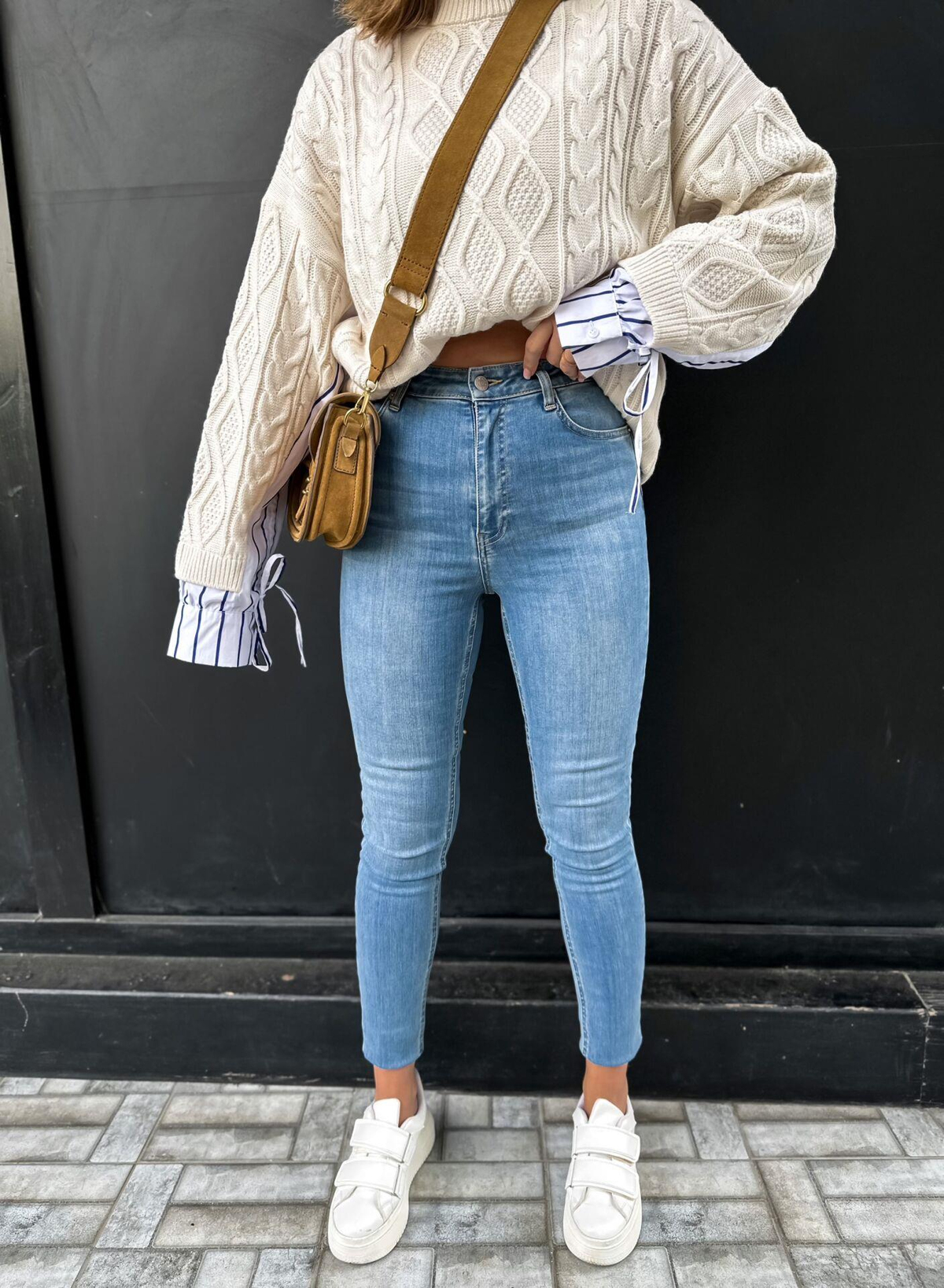 Mavi Slim Fit Likralı Jean