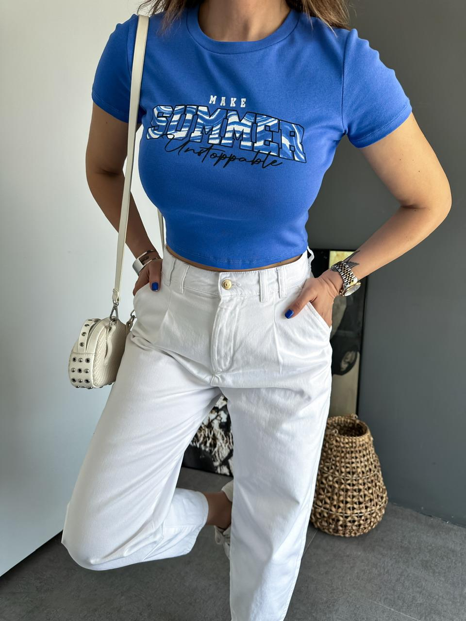 Mavi Summer Crop Tshirt 