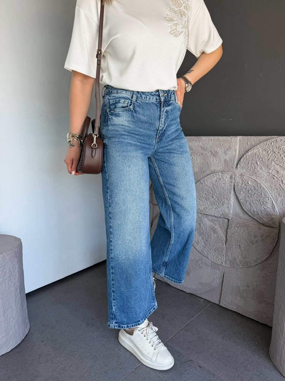 Mavi Zr Likralı Orijinal Jean