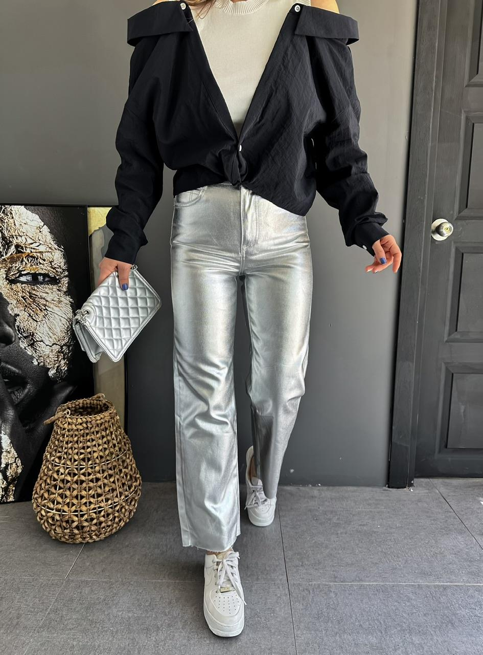 Metalik Orijinal Mom Jean