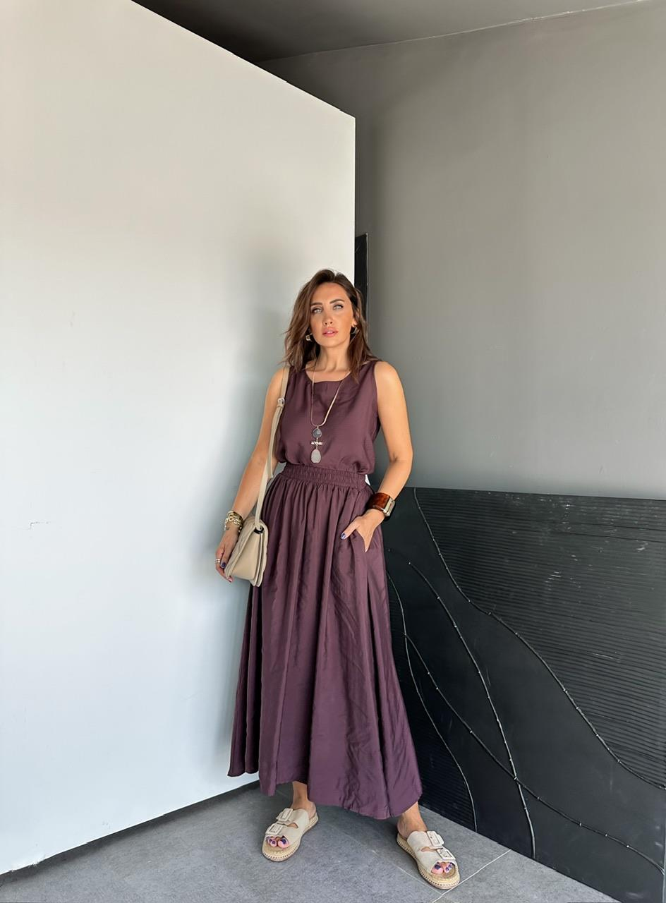 Mürdüm Bluz Etek Soft Takım