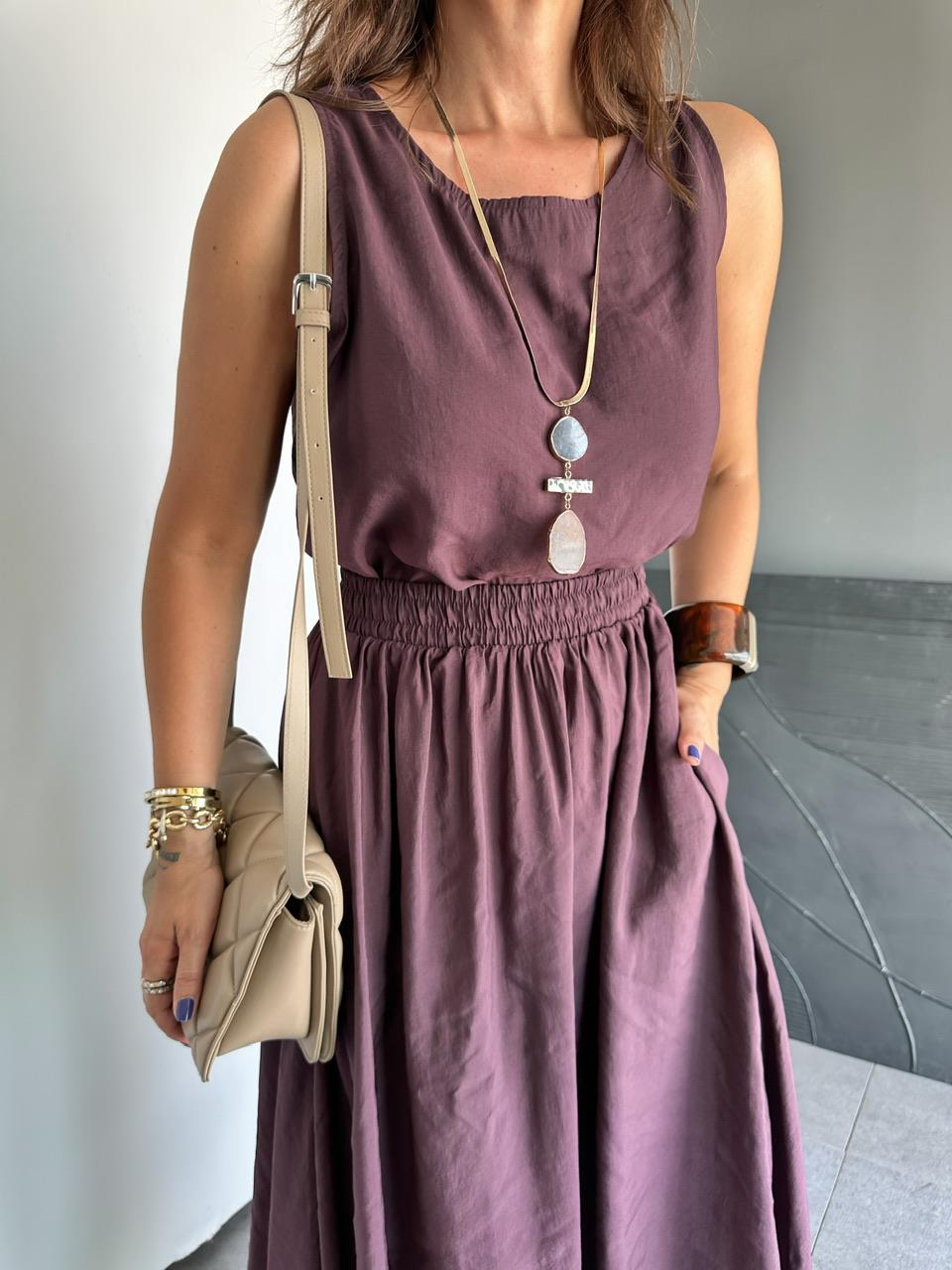 Mürdüm Bluz Etek Soft Takım