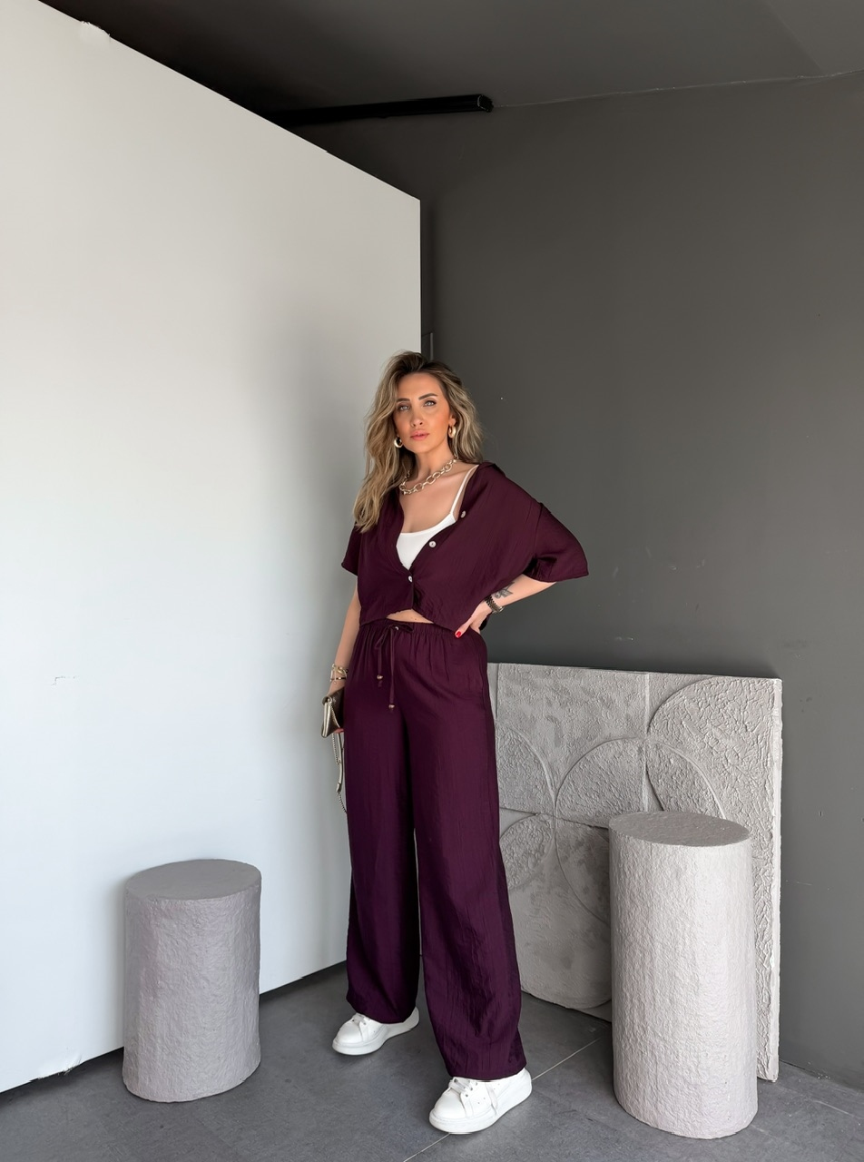 Mürdüm Kraşlı Relax Kesim Takım