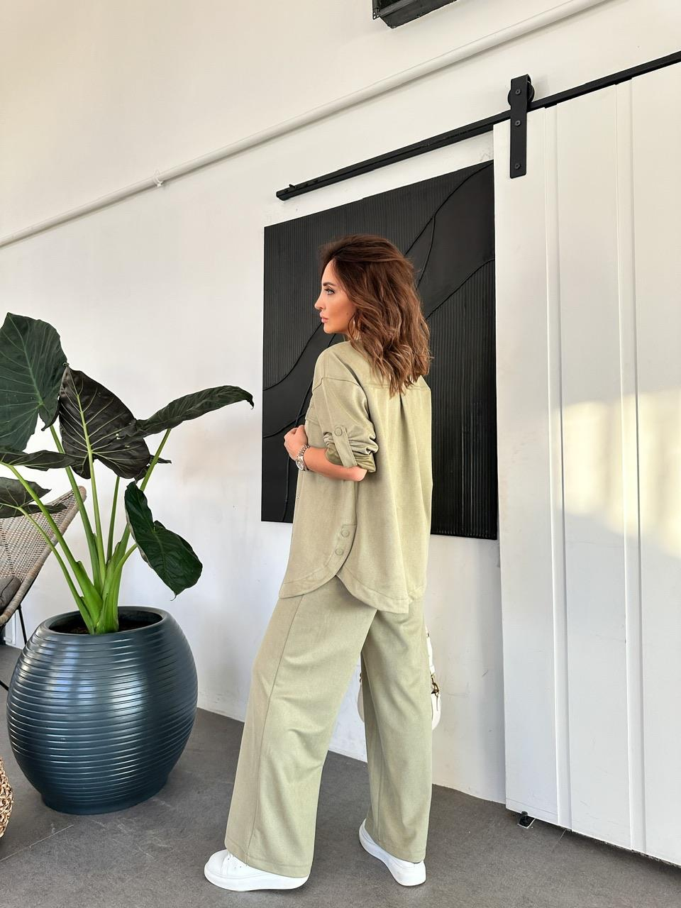 Natural Yeşil Çıtçıt Detaylı Premium Takım