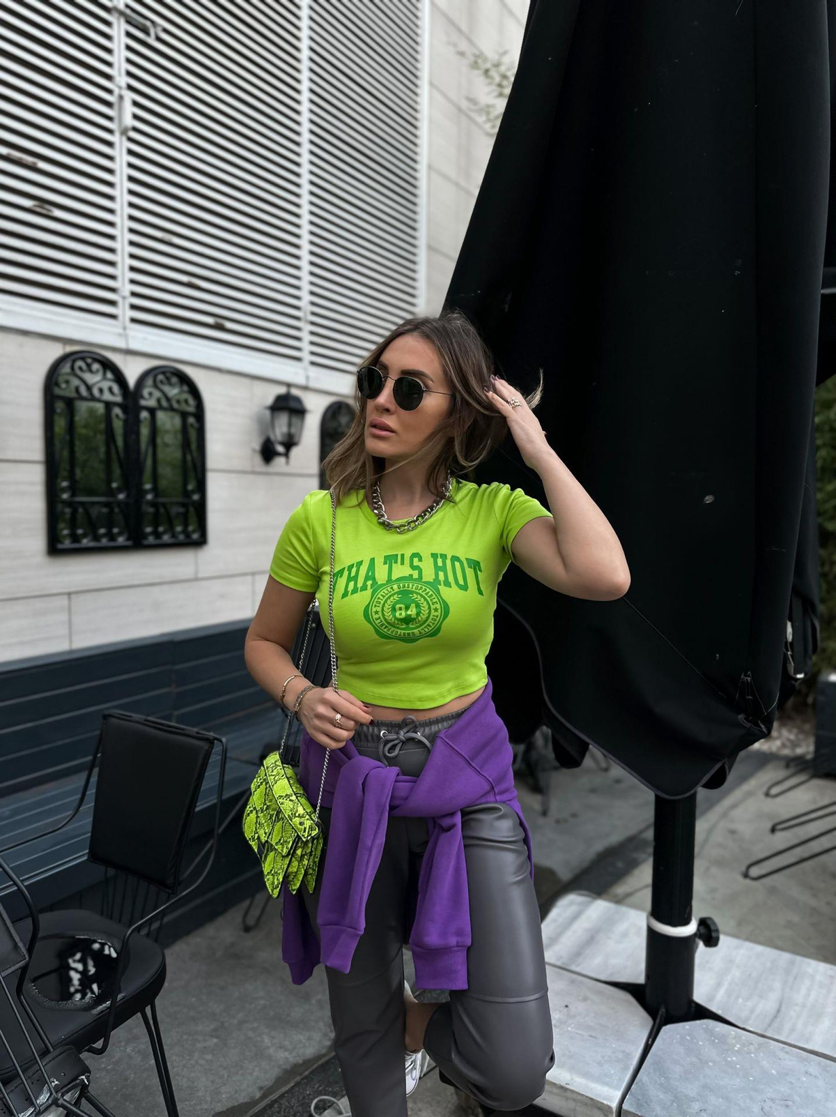 Neon Yeşil That’s Hot Tshirt