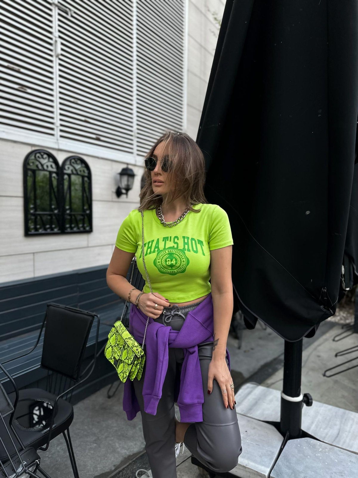 Neon Yeşil That’s Hot Tshirt