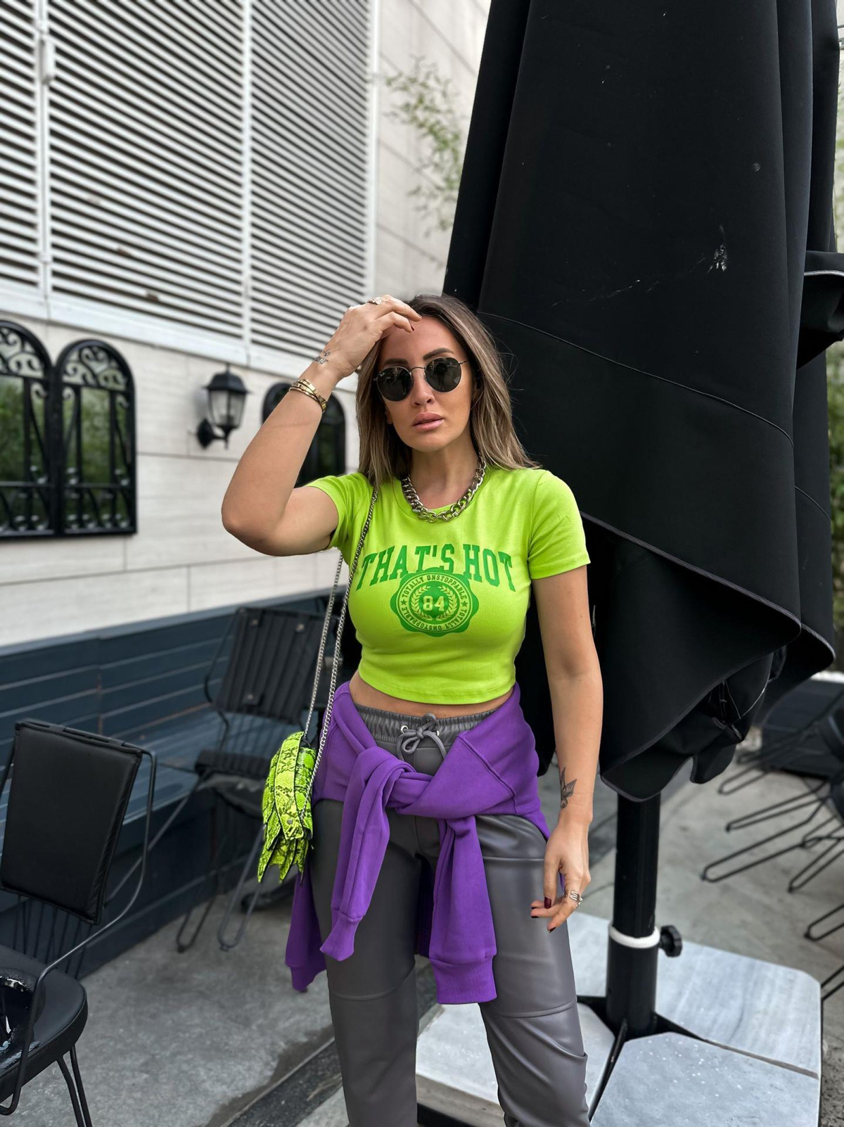 Neon Yeşil That’s Hot Tshirt