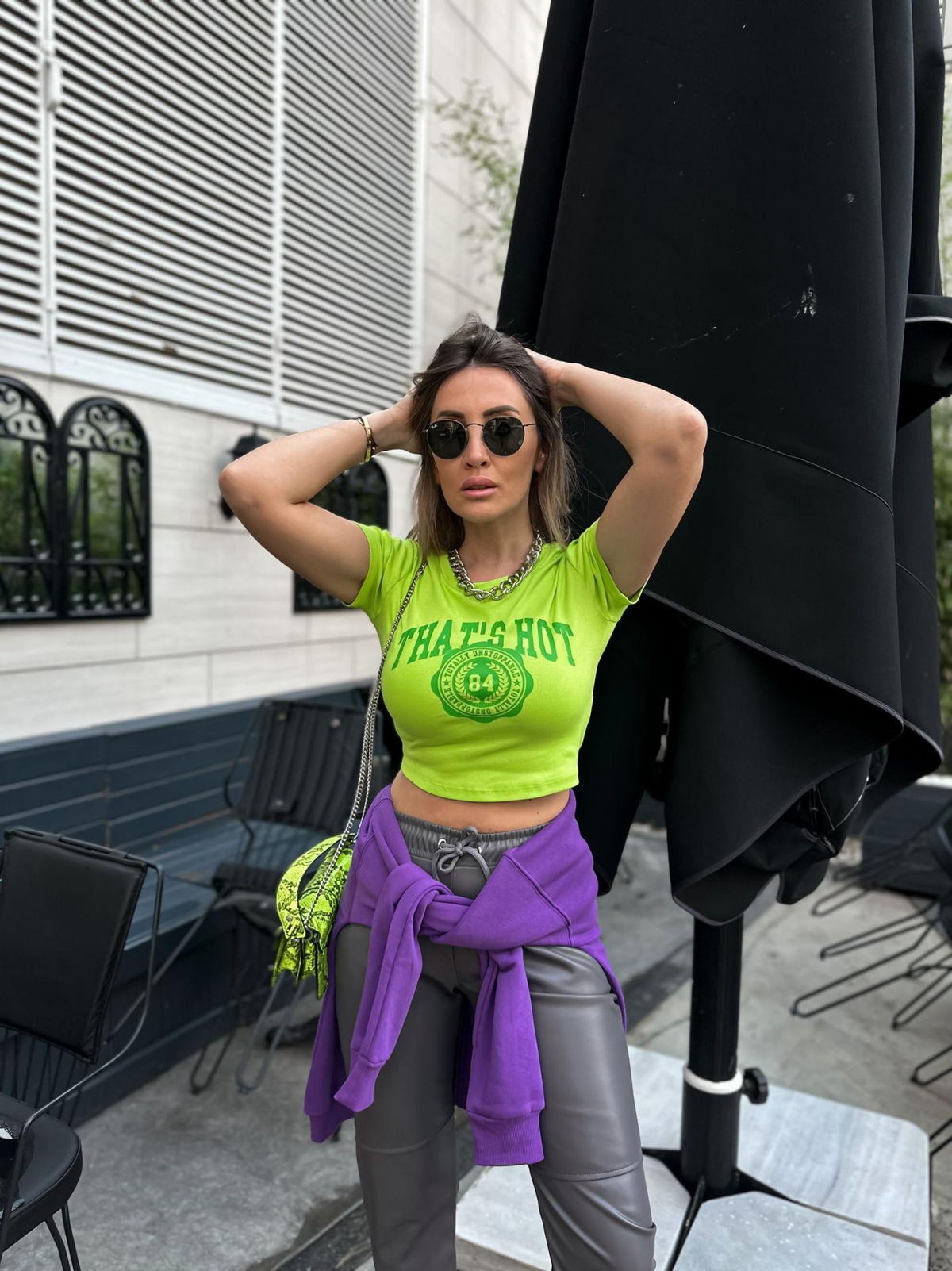 Neon Yeşil That’s Hot Tshirt