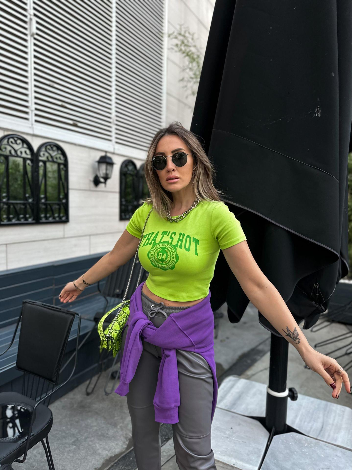 Neon Yeşil That’s Hot Tshirt