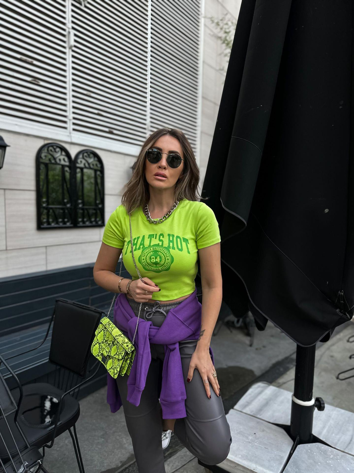 Neon Yeşil That’s Hot Tshirt