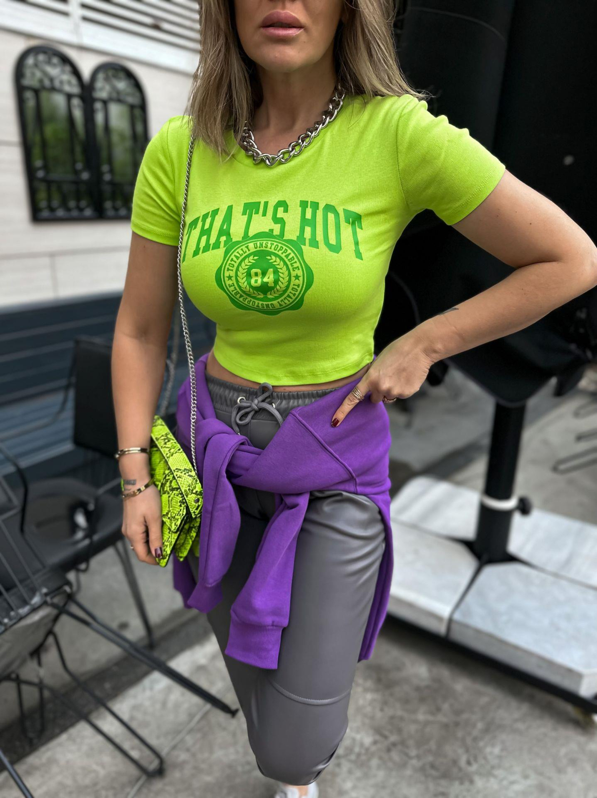 Neon Yeşil That’s Hot Tshirt