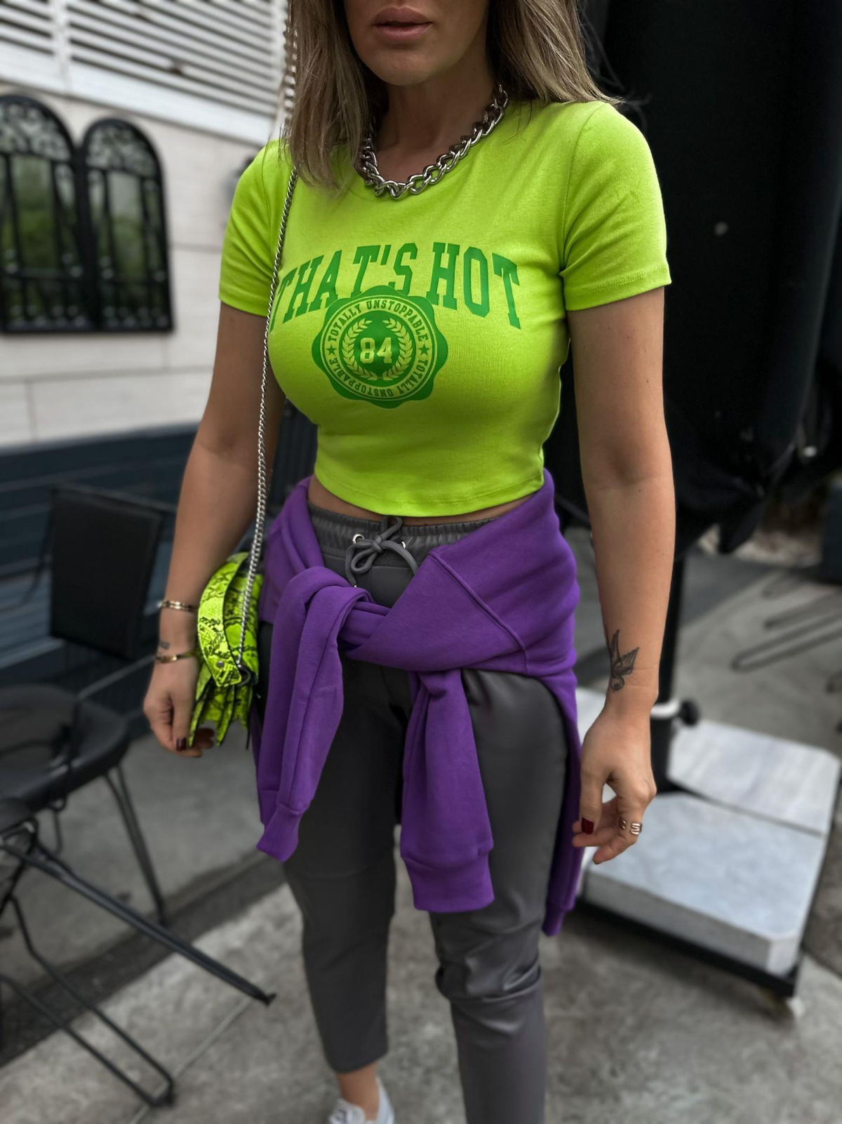 Neon Yeşil That’s Hot Tshirt