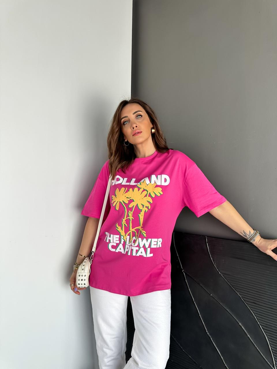 Pembe Holland Basic Tshirt