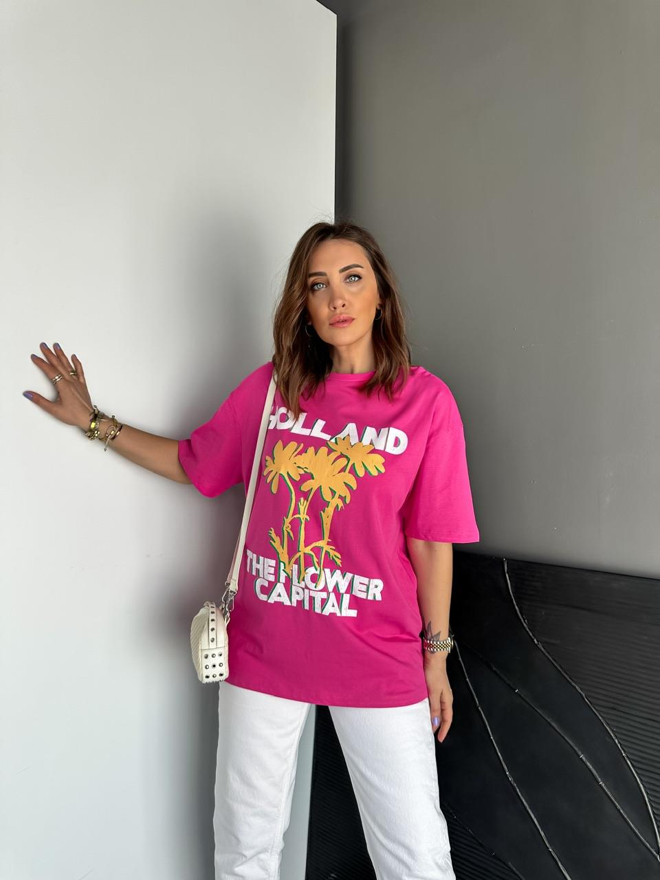Pembe Holland Basic Tshirt