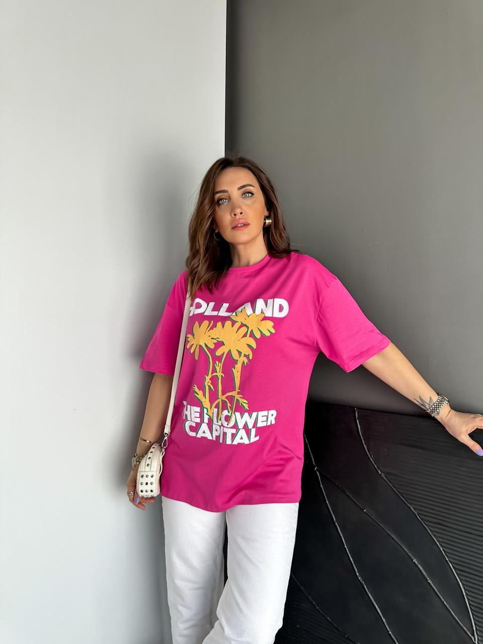 Pembe Holland Basic Tshirt