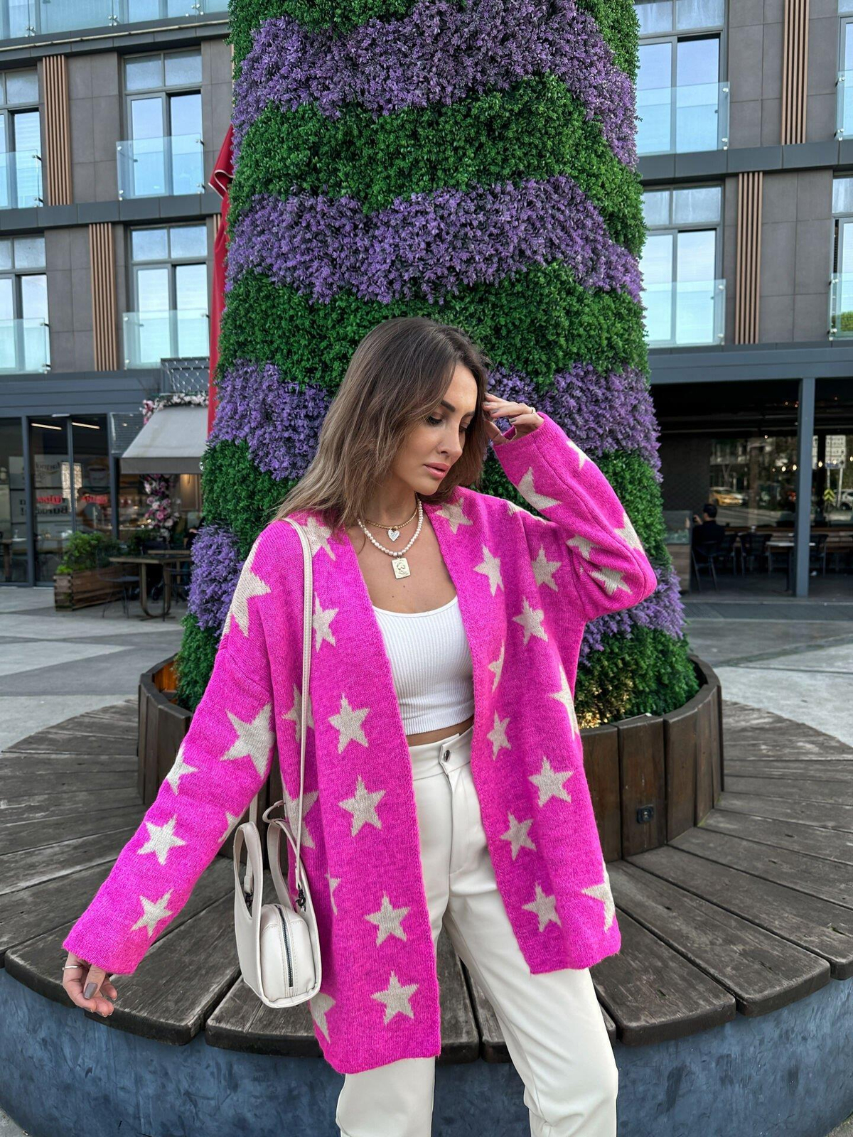 Pembe Yıldızlı Hırka