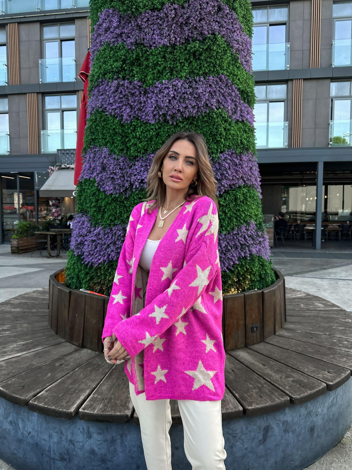Pembe Yıldızlı Hırka