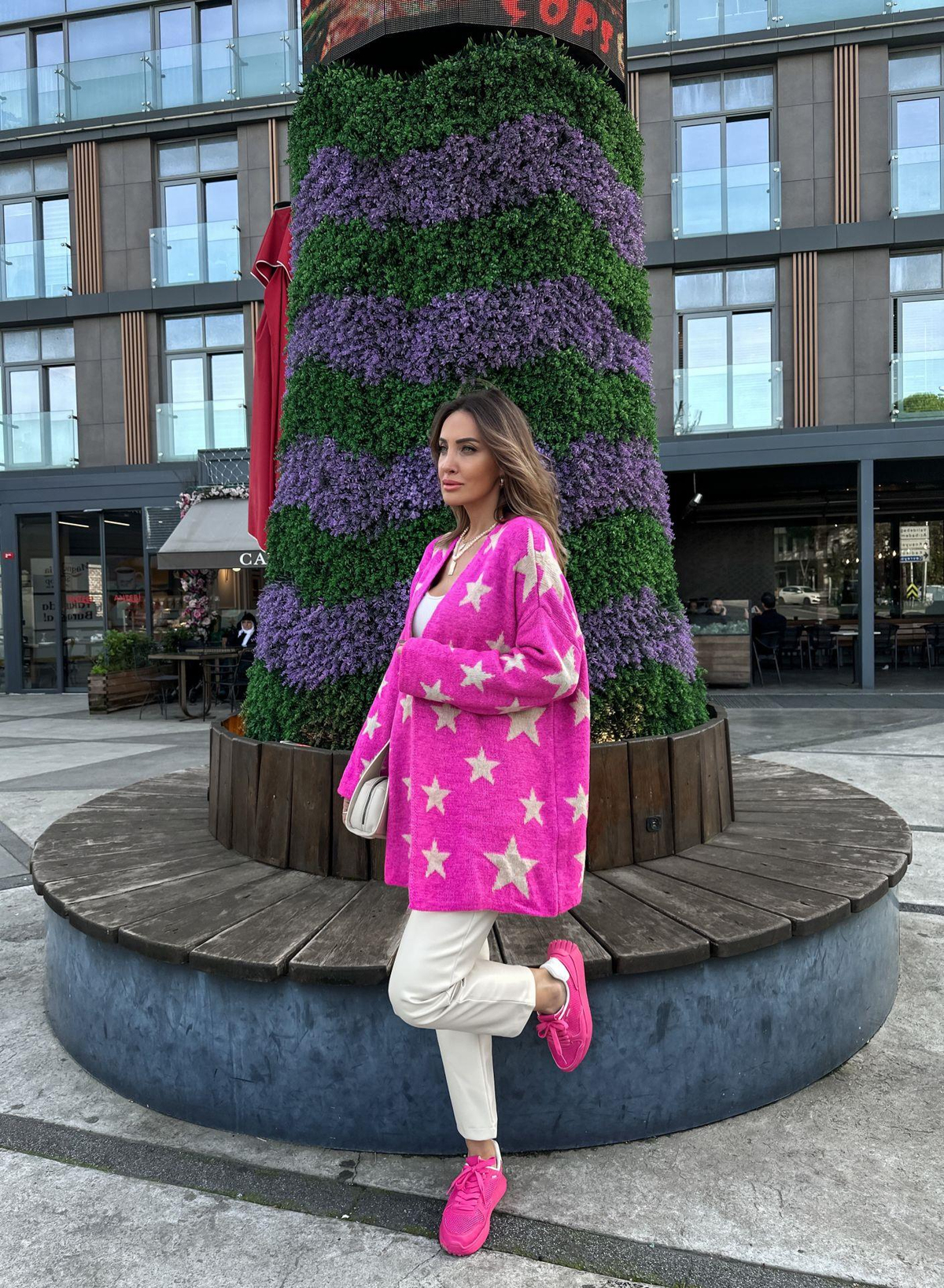 Pembe Yıldızlı Hırka