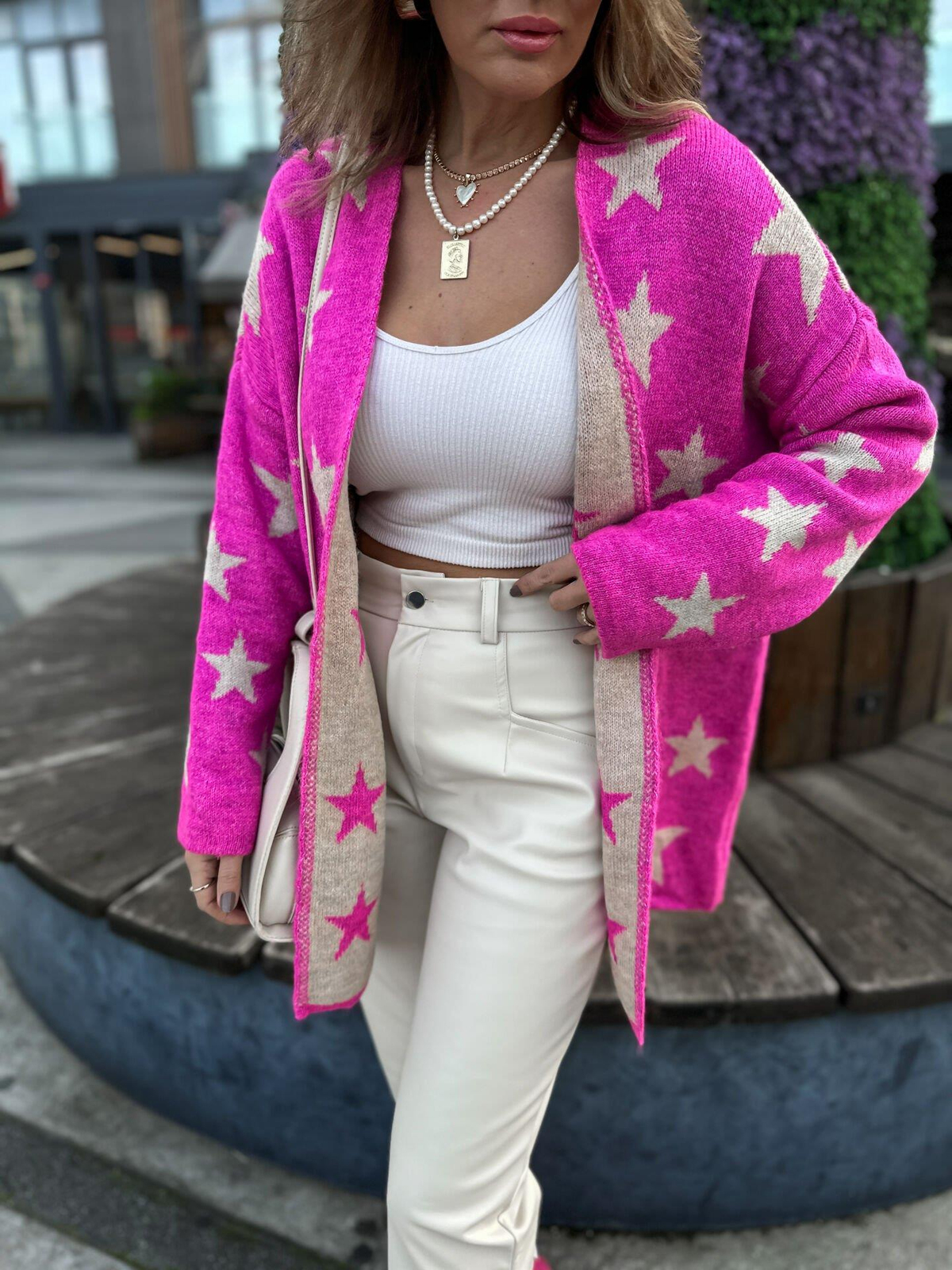 Pembe Yıldızlı Hırka