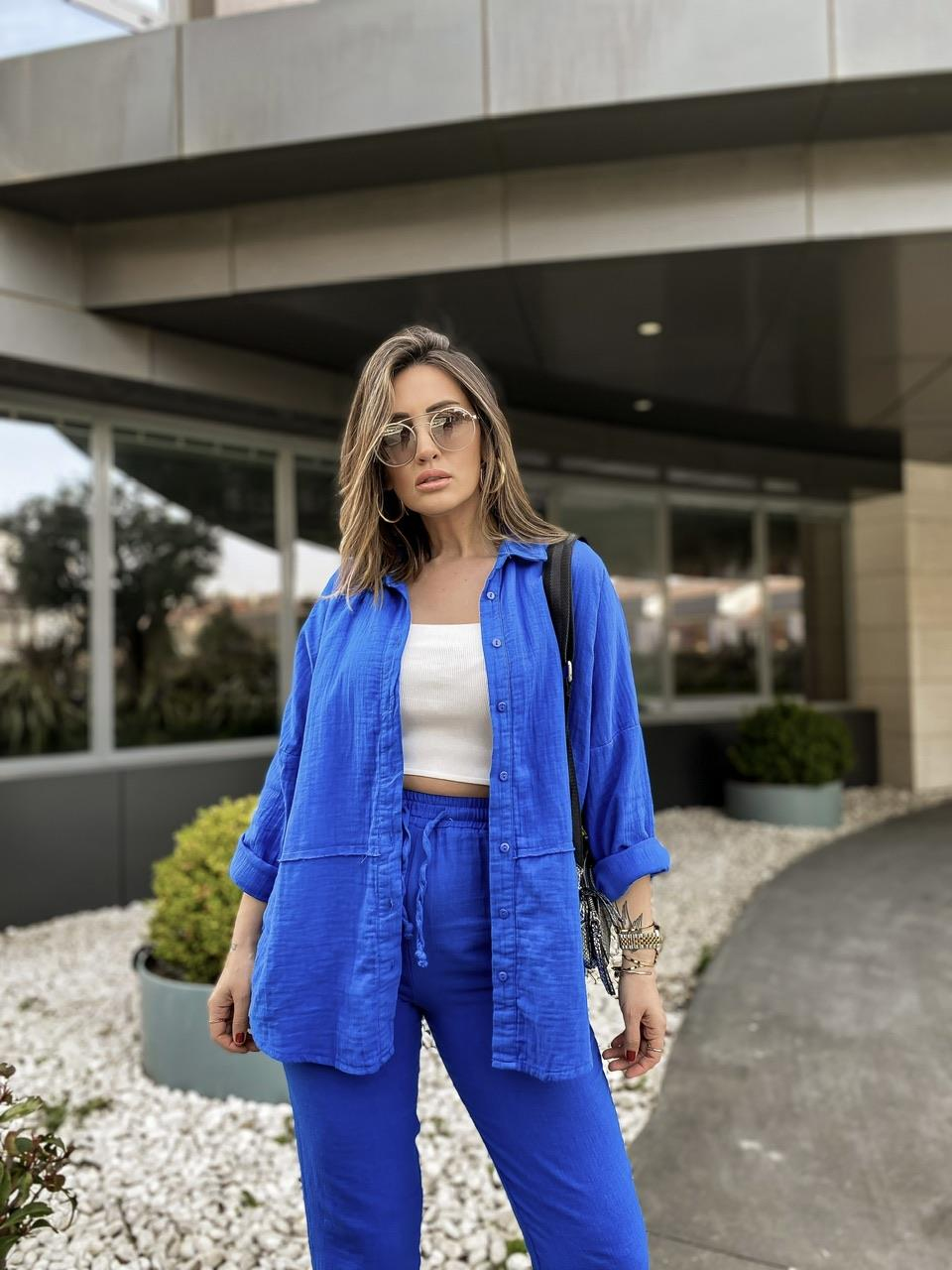Saks Müslin Kumaş Takım
