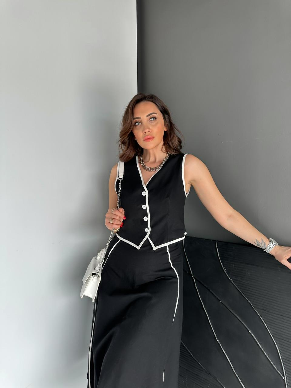 Siyah Biyeli Etekli Orijinal Takım