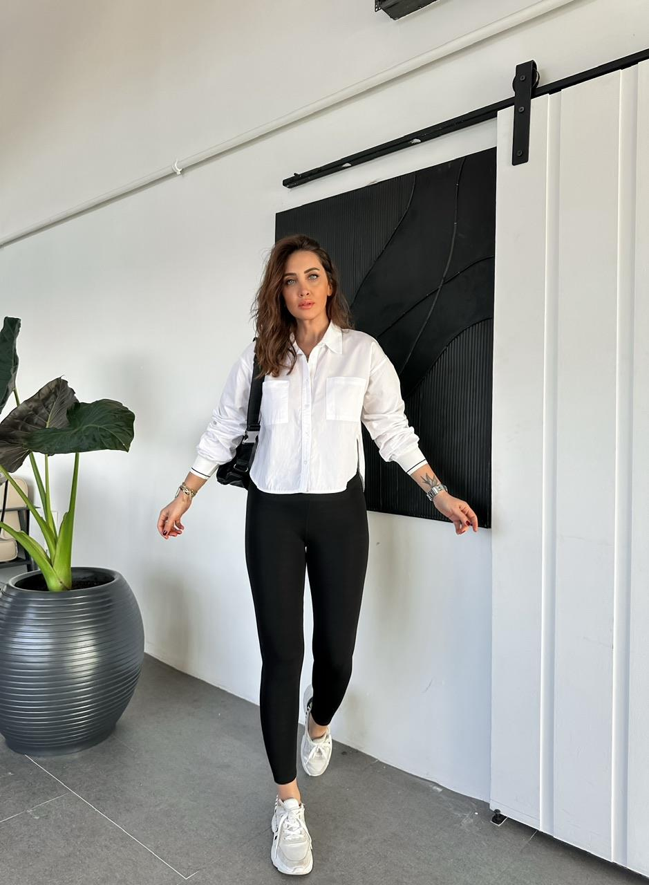 Siyah Çelik Örme Toparlayıcı Tayt