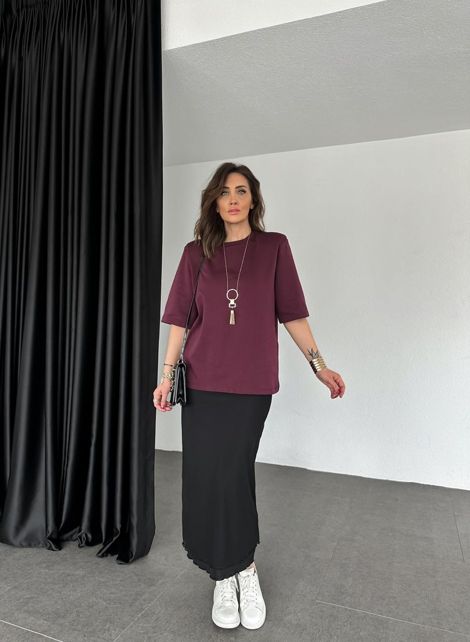Siyah Çift Katlı Orijinal Tül Etek