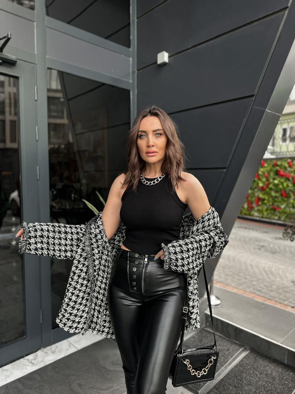 Siyah Halter Yaka Basic Crop