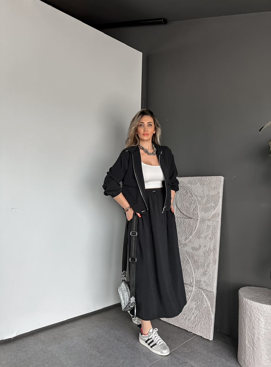 Siyah Kapak Cepli Etekli Modal Takım