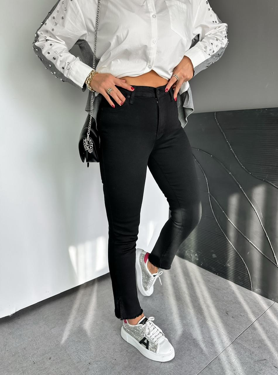 Siyah Likralı Slim Fit Premium Jean