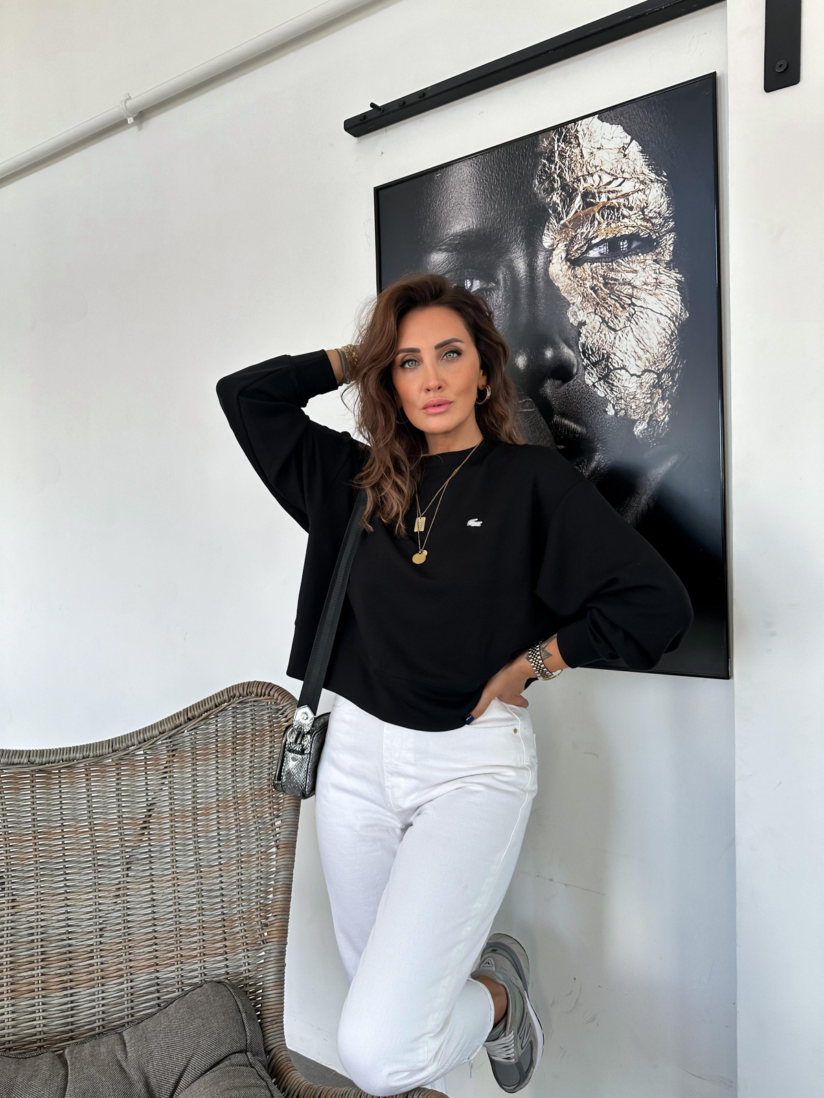 Siyah Modal Premium Sweatshirt