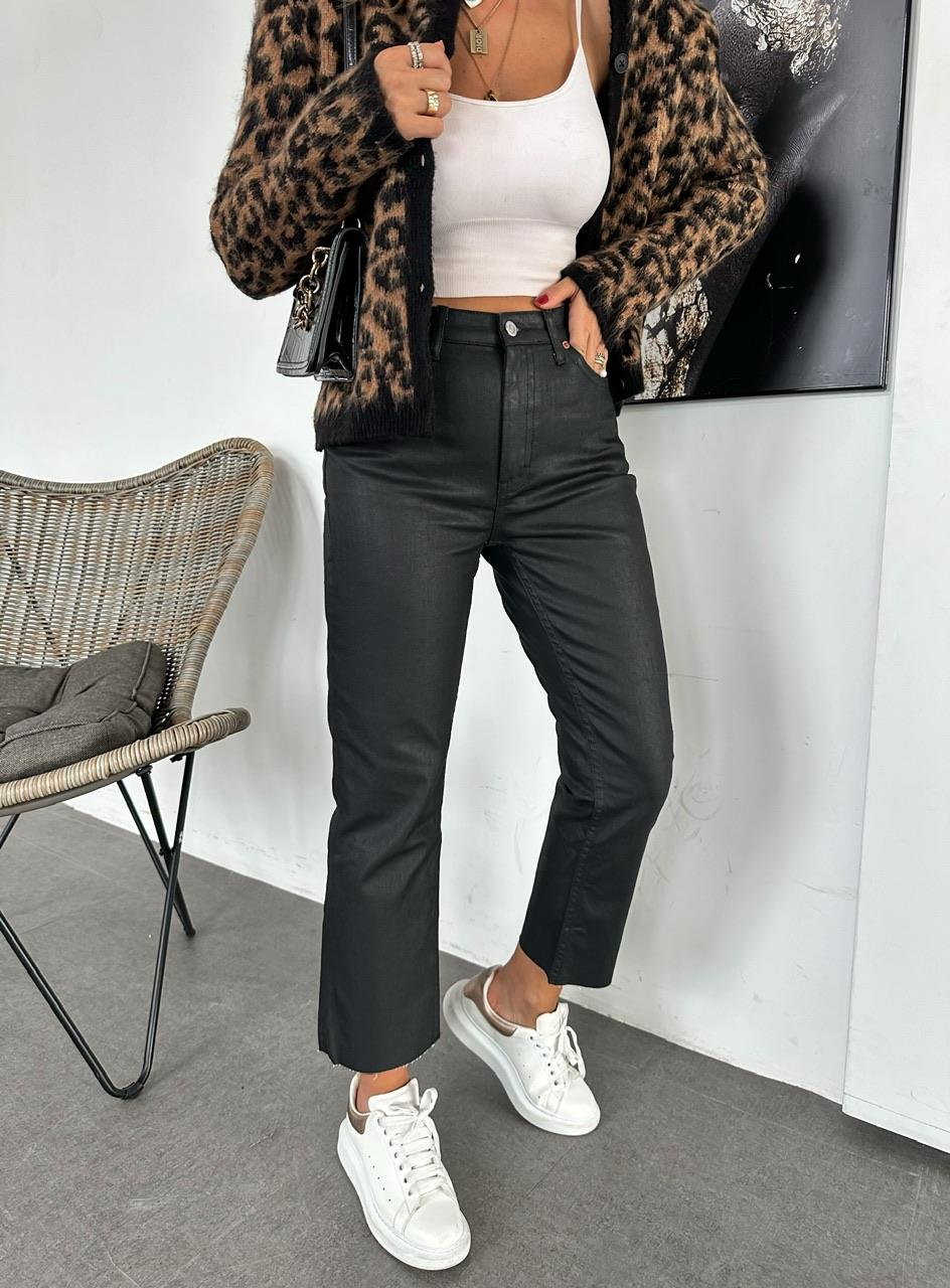 Siyah Mumlu Premium Jean