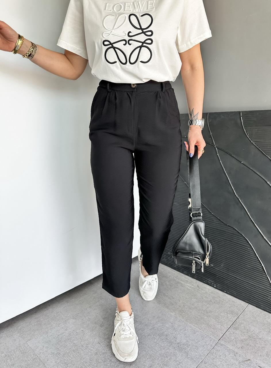 Siyah Orijinal Beli Lastikli Pantolon