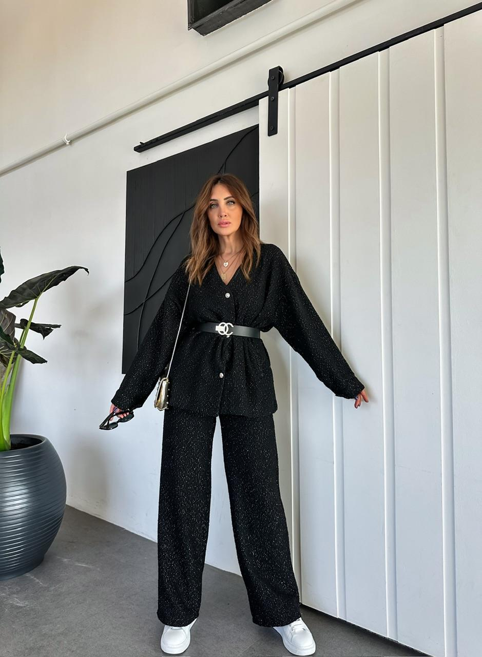 Siyah Simli Tüvit Takım