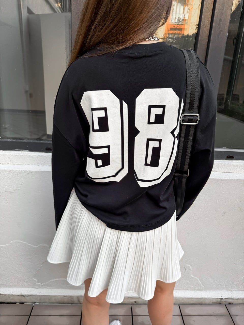 Siyah Wild West Modal Sweatshirt