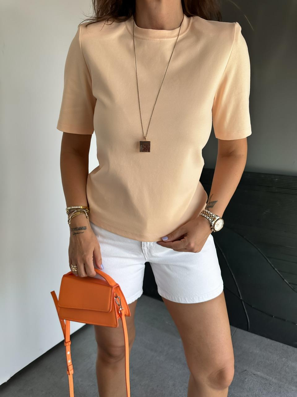 Somon Vatkalı Cotton Tshirt