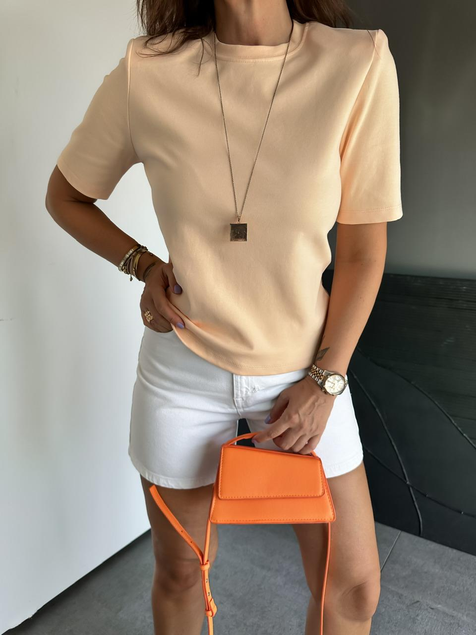Somon Vatkalı Cotton Tshirt