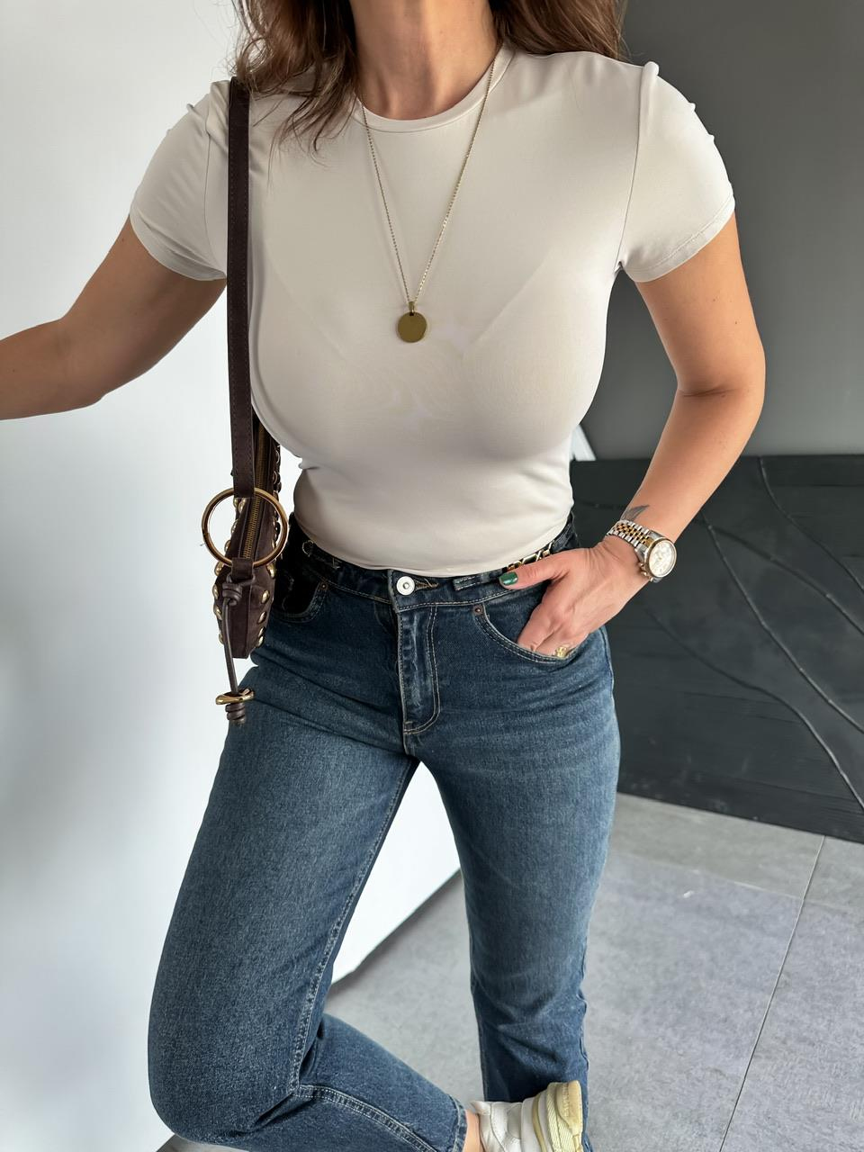 Taş Likralı Cotton Orijinal Tshirt