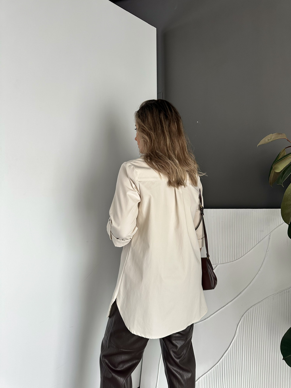 Taş Manşetli Cotton Blazer Ceket