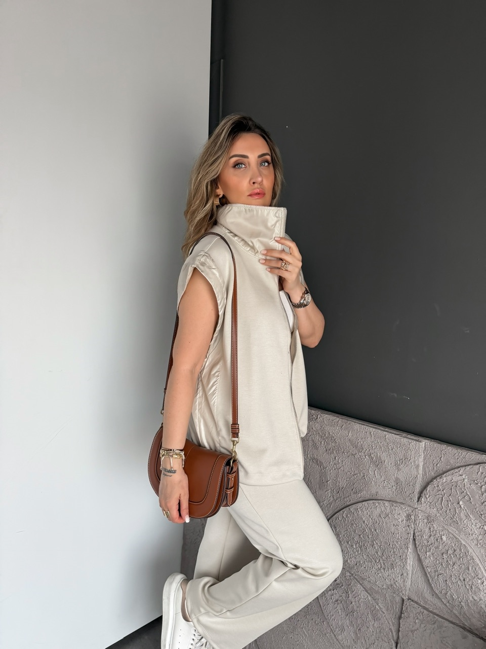 Taş Paraşüt Mix Yelekli Modal Takım