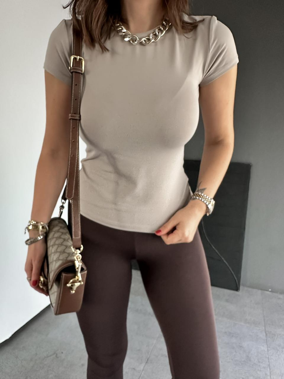 Vizon Likralı Cotton Orijinal Tshirt