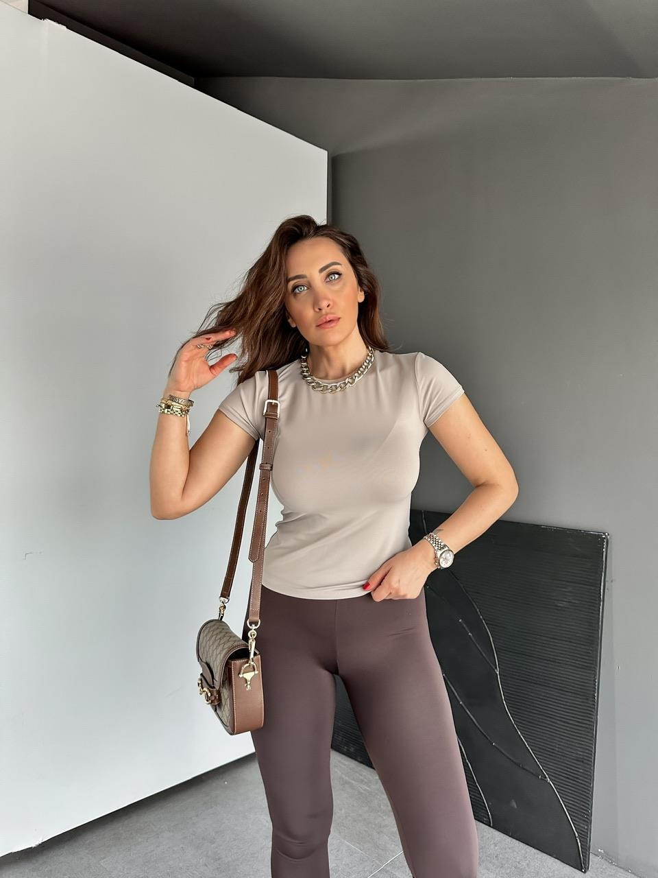Vizon Likralı Cotton Orijinal Tshirt