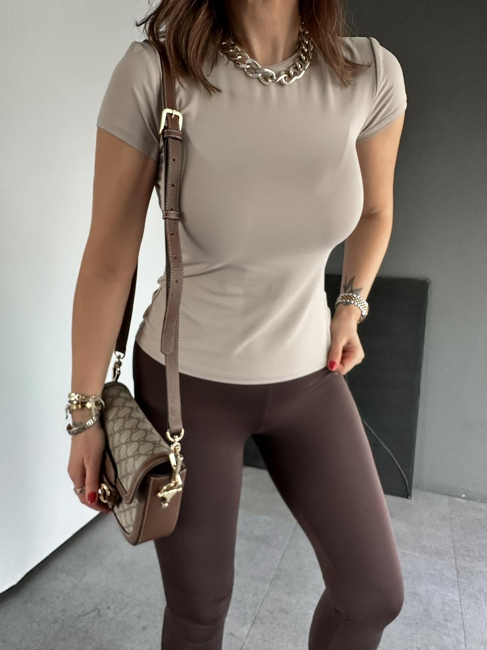 Vizon Likralı Cotton Orijinal Tshirt