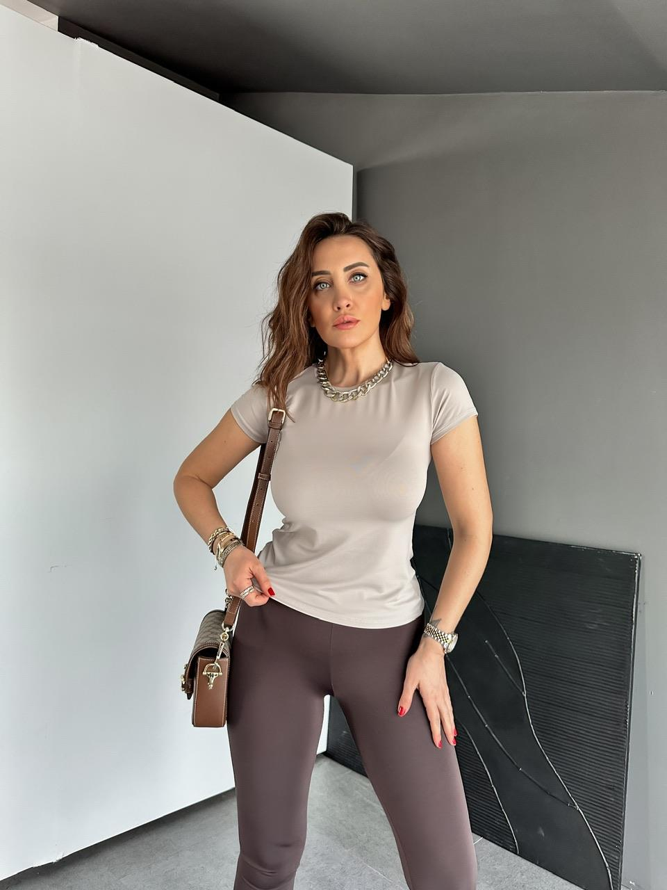 Vizon Likralı Cotton Orijinal Tshirt