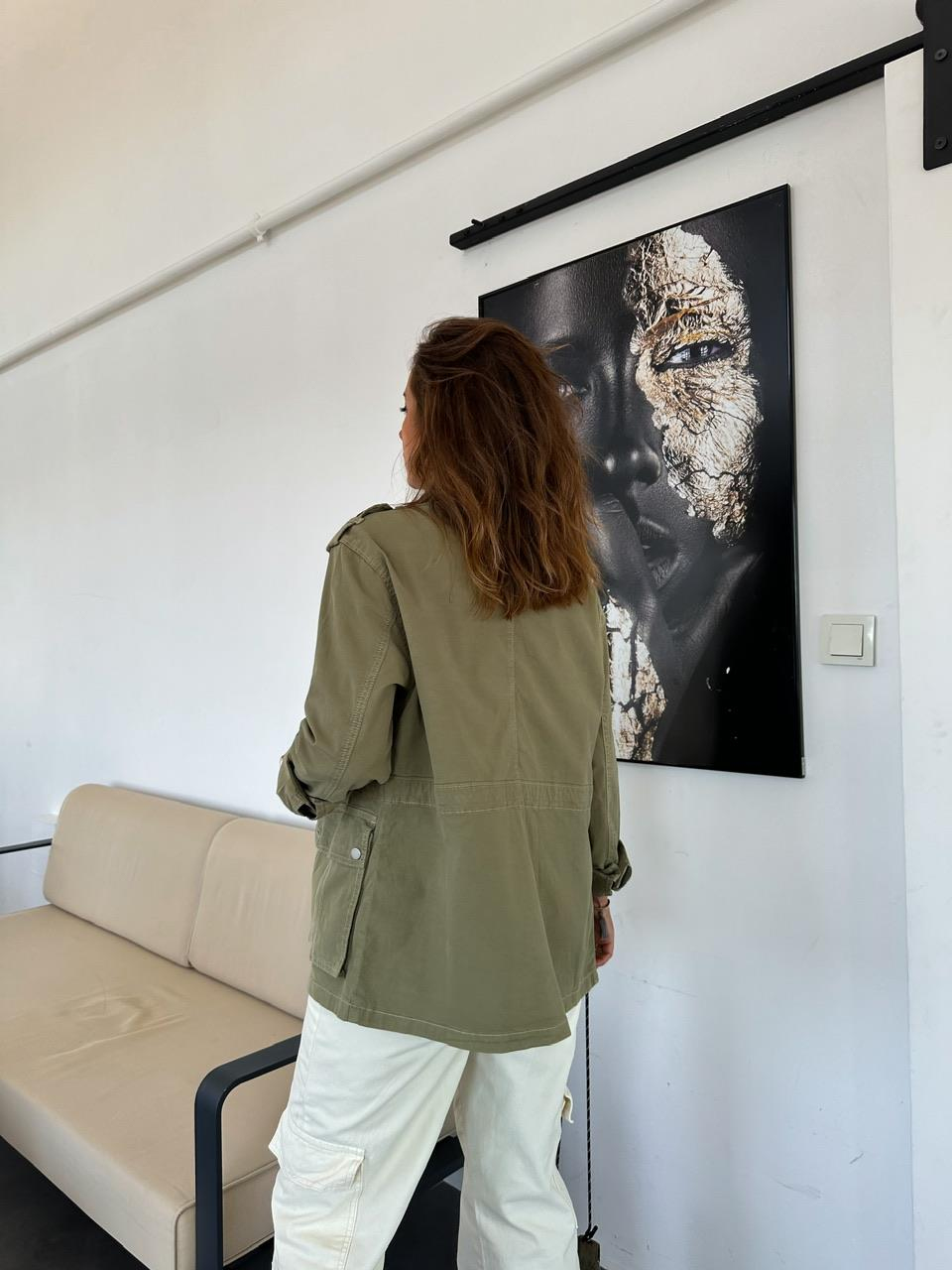 Yeşil Çıtçıtlı Orijinal Ceket